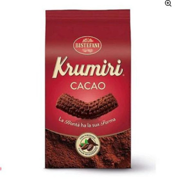 Печенье Крумири шоколадное Krumiri Bistefani Cacao 300 г