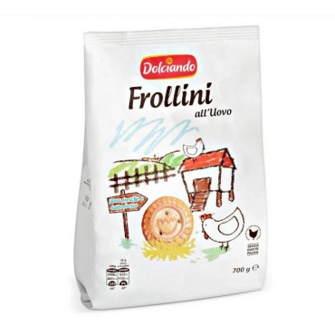 Печенье песочное Frollini all’Uovo Dolciando 700 г