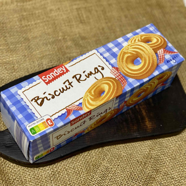 Печенье песочное Biscuit Rings Sondey 400 г