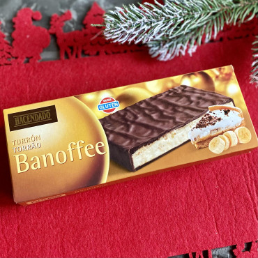 Туррон с бананами и карамелью Банноффи Banoffee Hacendado 150 г