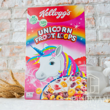 Сухий сніданок фруктові колечка Kellogg's 375 г