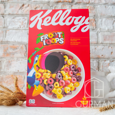 Сухий сніданок фруктові колечка Kellogg's 375 г