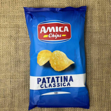 Чипсы картофельные классические Пататине Patatina Classica Amica Chips 100 г