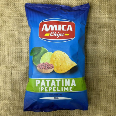 Чипсы картофельные с лаймом и перцем Amica Chips 100 г