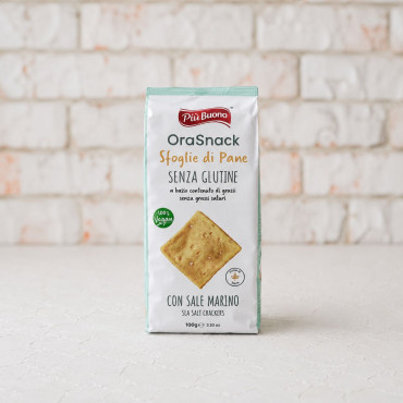 Безглютеновые крекеры Più Buono OraSnack 100 г